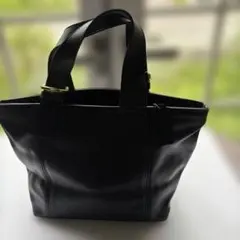 COACH トートバッグ ブラック レザー 本革