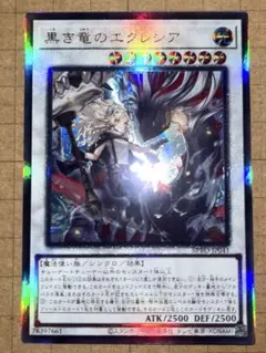 【遊戯王】黒き竜のエクレシア レリーフ アルティメット