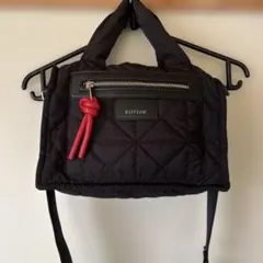 BAYFLOW キルティング ショルダーバッグ ブラック❤️